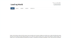 Desktop Screenshot of loadingworld.com